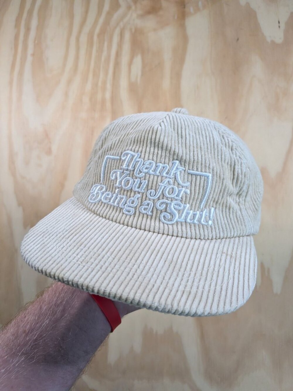 Funny ALF Corduroy Snapback Hat Adult Humor Novelty One Size